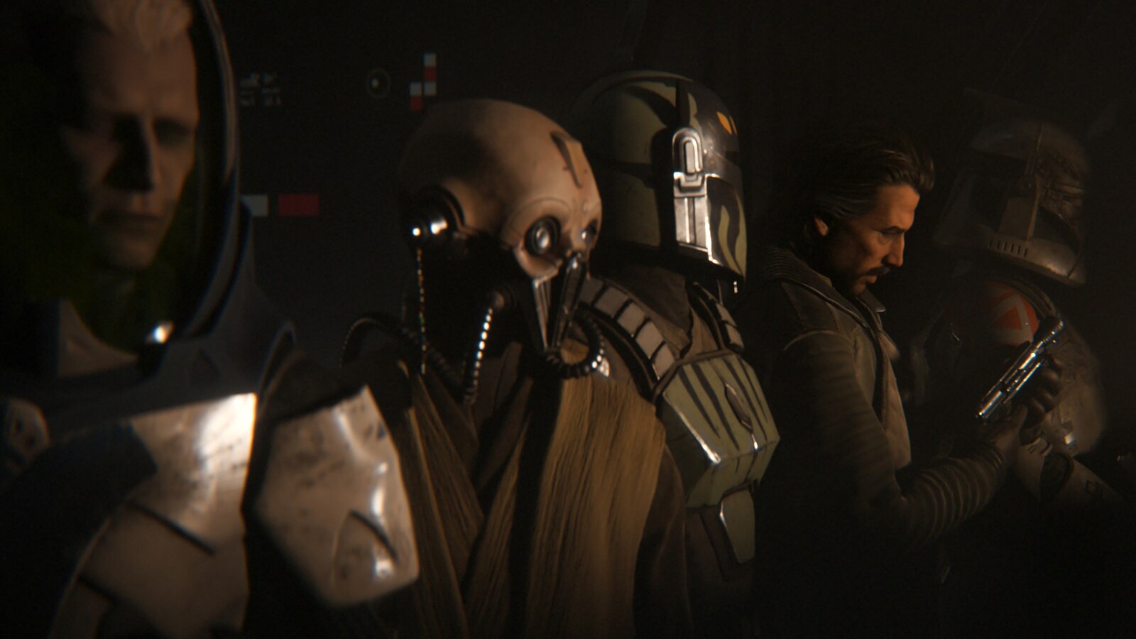 A lineup of Zero Company Operators